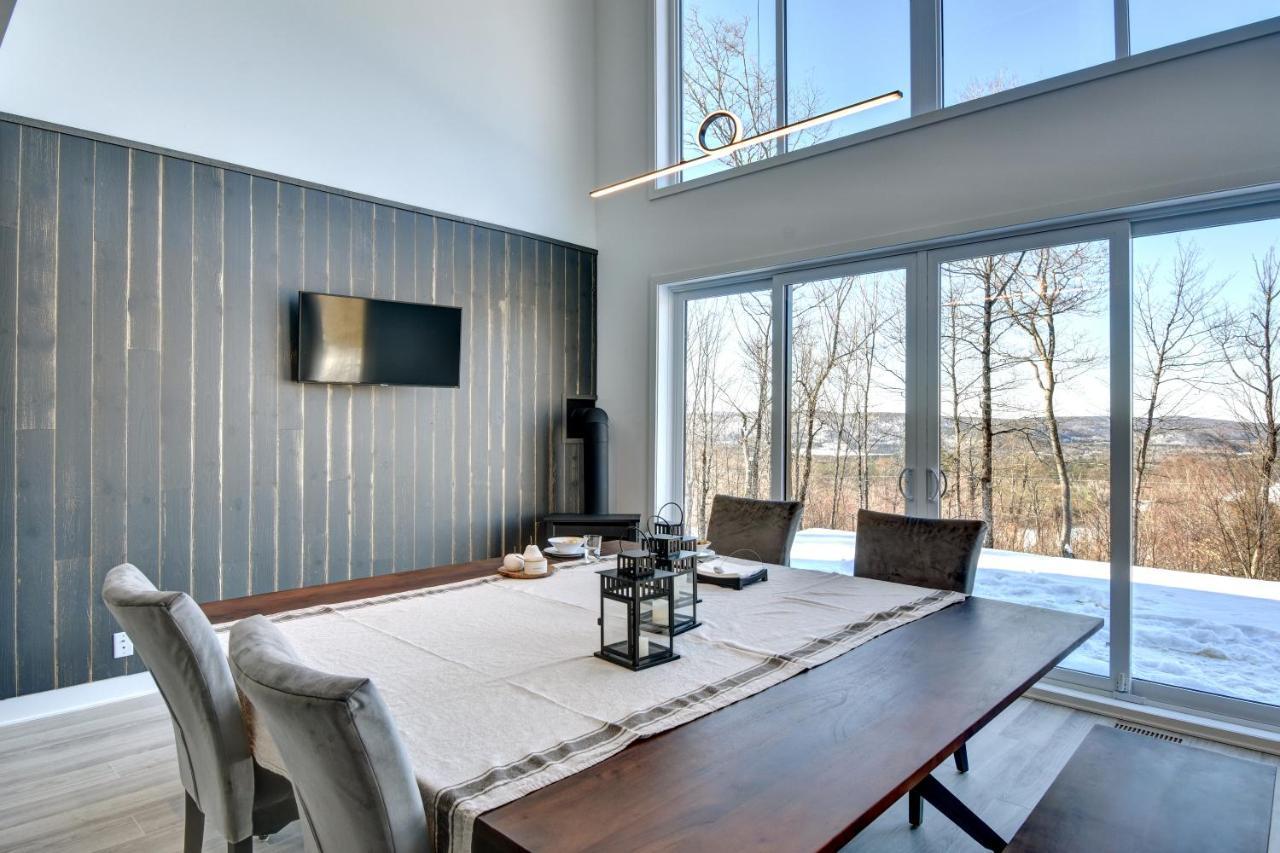 Chalet Serenity - Mont Tremblant Ski - Spa Sauna Wifi Tv Privet Chic Modern House Villa La Conception Ngoại thất bức ảnh