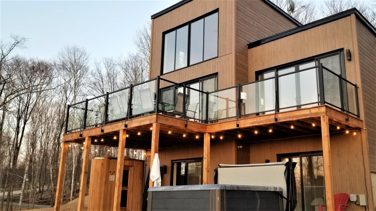 Chalet Serenity - Mont Tremblant Ski - Spa Sauna Wifi Tv Privet Chic Modern House Villa La Conception Ngoại thất bức ảnh