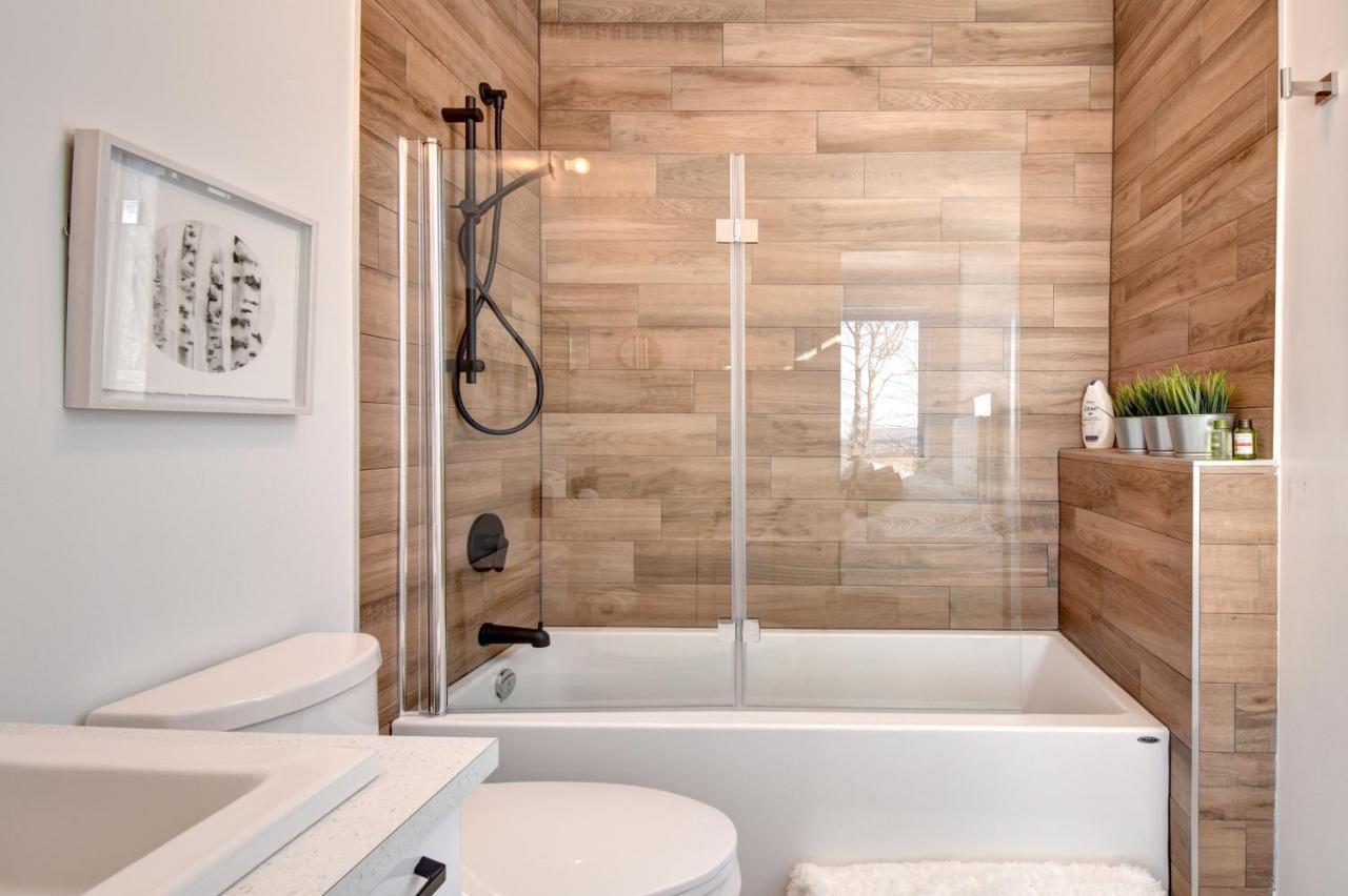 Chalet Serenity - Mont Tremblant Ski - Spa Sauna Wifi Tv Privet Chic Modern House Villa La Conception Ngoại thất bức ảnh