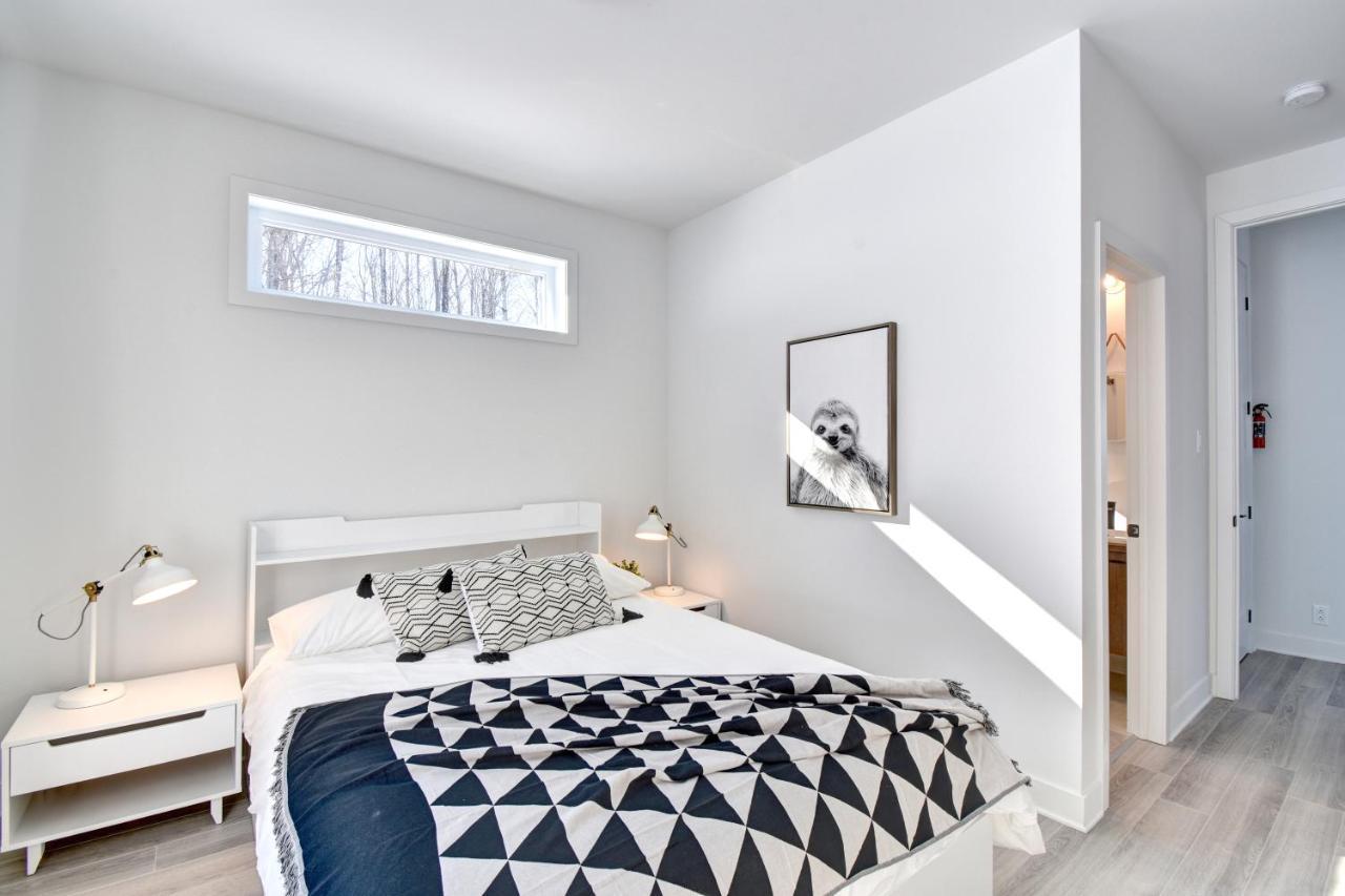 Chalet Serenity - Mont Tremblant Ski - Spa Sauna Wifi Tv Privet Chic Modern House Villa La Conception Ngoại thất bức ảnh