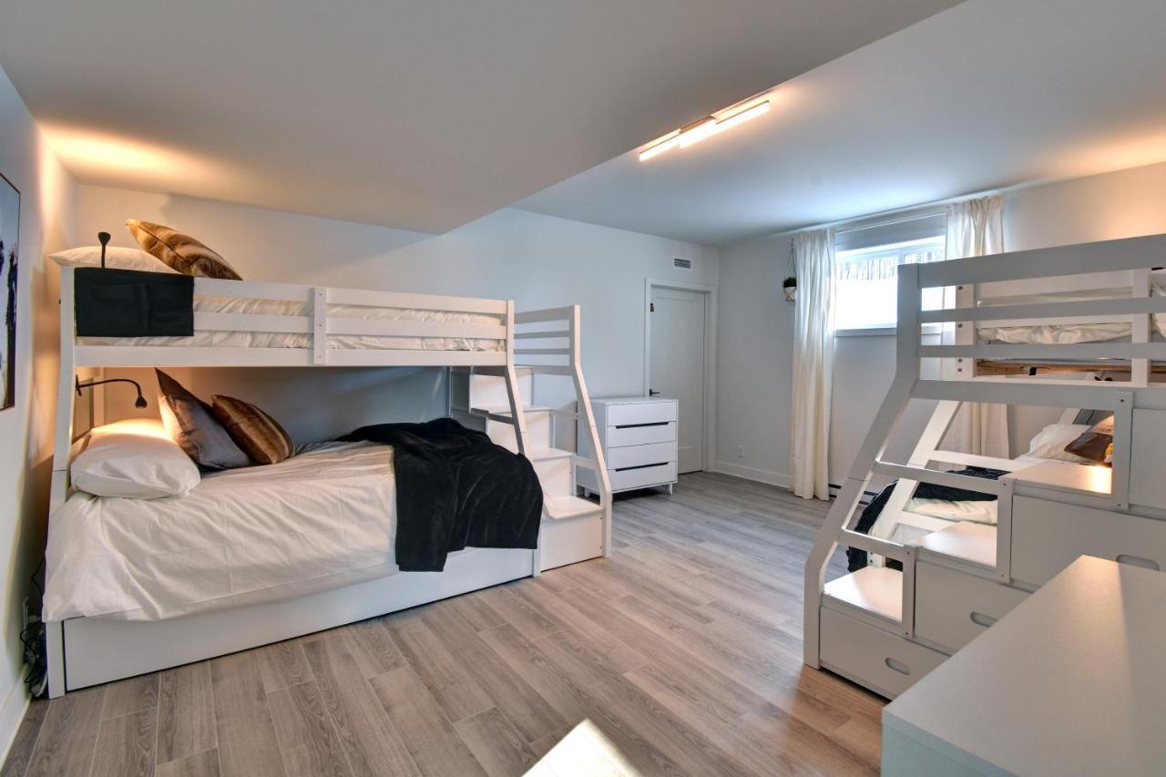 Chalet Serenity - Mont Tremblant Ski - Spa Sauna Wifi Tv Privet Chic Modern House Villa La Conception Ngoại thất bức ảnh