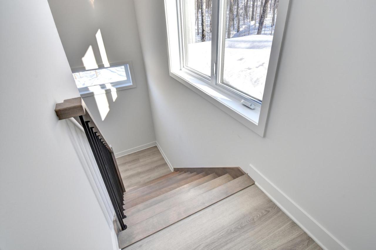 Chalet Serenity - Mont Tremblant Ski - Spa Sauna Wifi Tv Privet Chic Modern House Villa La Conception Ngoại thất bức ảnh