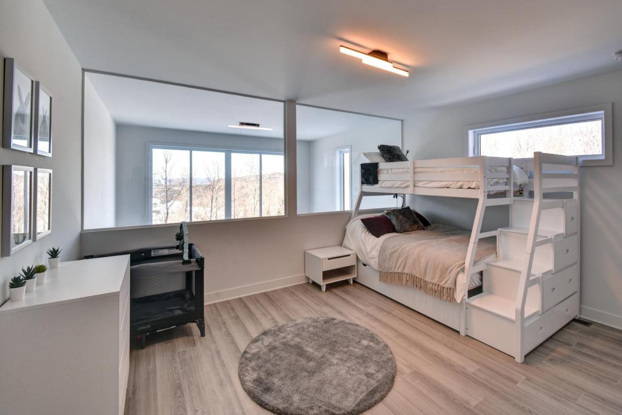 Chalet Serenity - Mont Tremblant Ski - Spa Sauna Wifi Tv Privet Chic Modern House Villa La Conception Ngoại thất bức ảnh
